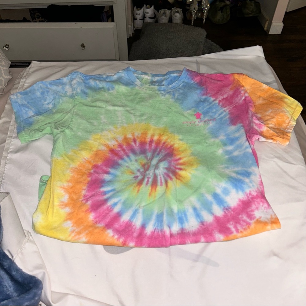 simply southern tyedye tee